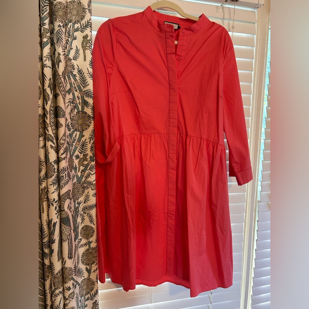 Tuckernuck royal shirt dress in coral size XL